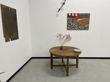 Table ronde brutaliste, circa 1960, vue 12
