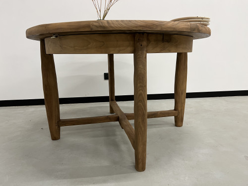 Table ronde brutaliste, circa 1960, vue 13
