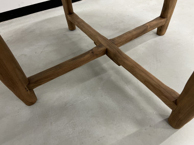 Table ronde brutaliste, circa 1960, vue 14