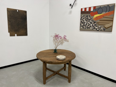 Table ronde brutaliste, circa 1960, vue 18