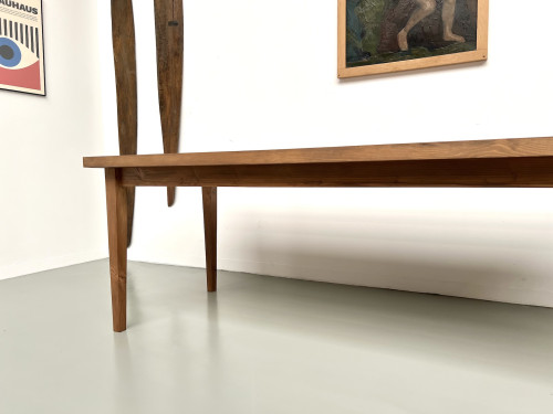 Table de ferme en pin – années 70, vue 5