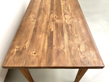 Table de ferme en pin – années 70, vue 8