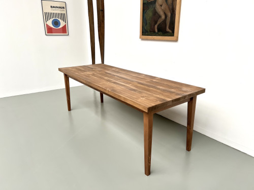Table de ferme en pin – années 70, vue 11