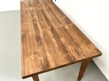 Table de ferme en pin – années 70, vue 13