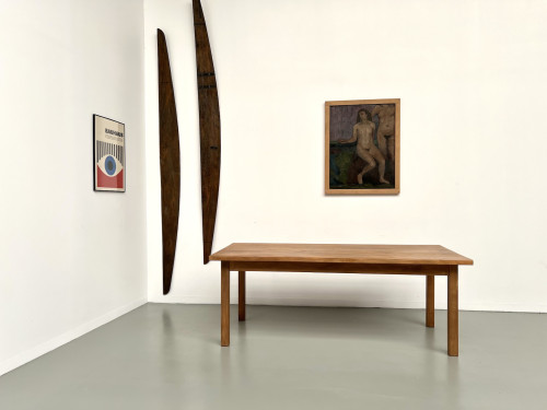 Table de ferme en hêtre massif, vue 3