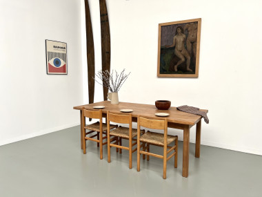 Table de ferme en hêtre massif, vue 13