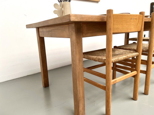 Table de ferme en hêtre massif, vue 18