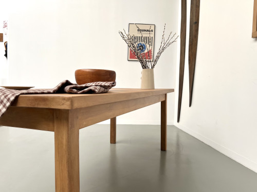 Table de ferme en hêtre massif, vue 26