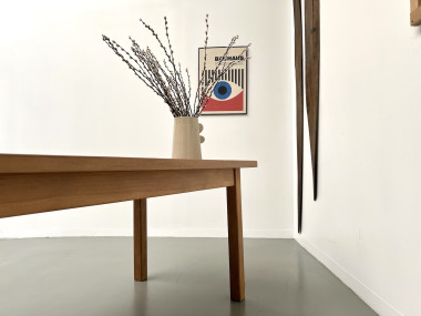 Table de ferme en hêtre massif, vue 28