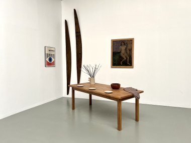 Table de ferme en hêtre massif, vue 30