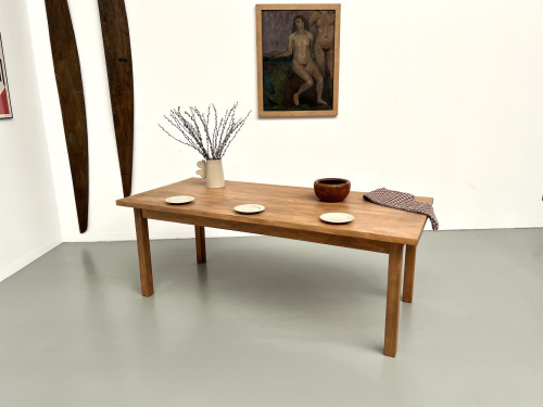 Table de ferme en hêtre massif, vue 32