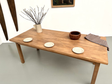 Table de ferme en hêtre massif, vue 33