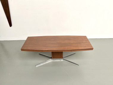 Table basse Hüba, Suisse, piétement en croix 1971, vue 2