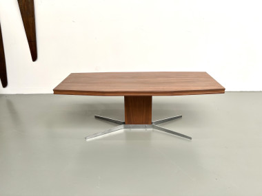 Table basse Hüba, Suisse, piétement en croix 1971, vue 1