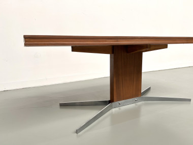 Table basse Hüba, Suisse, piétement en croix 1971, vue 4