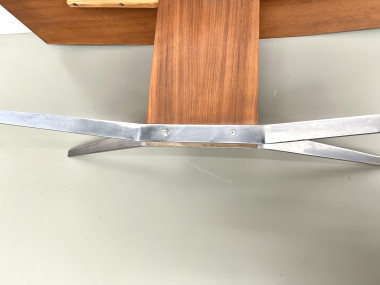Table basse Hüba, Suisse, piétement en croix 1971, vue 16