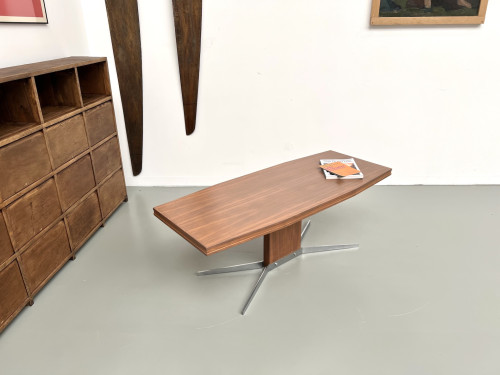 Table basse Hüba, Suisse, piétement en croix 1971, vue 22