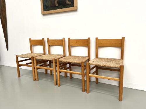 4 chaises Johan van Heuvel pour Ad Vorm, vue 3
