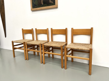 4 chaises Johan van Heuvel pour Ad Vorm, vue 3