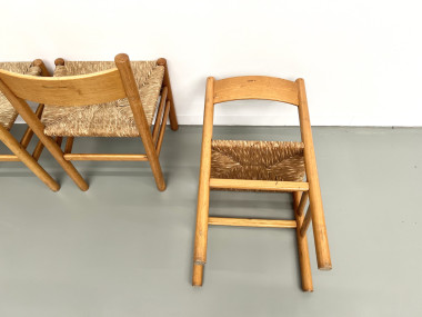 4 chaises Johan van Heuvel pour Ad Vorm, vue 21
