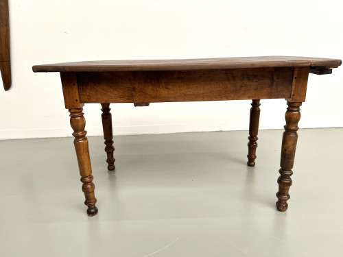 Petite table ancienne en noyer, 1890, vue 16