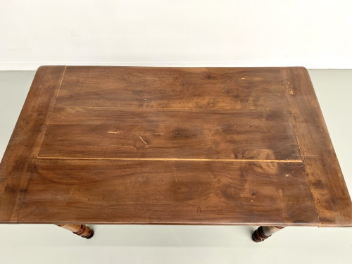 Petite table ancienne en noyer, 1890, vue 19
