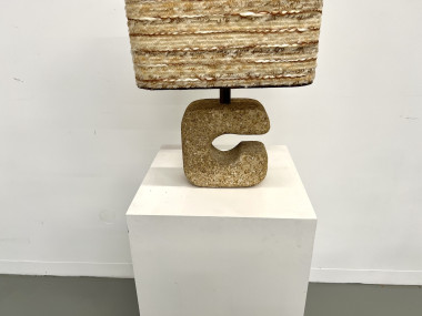Lampe brutaliste d'inspiration Tormos – années 70, vue 3