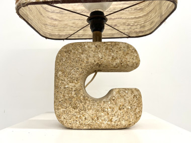 Lampe brutaliste d'inspiration Tormos – années 70, vue 4