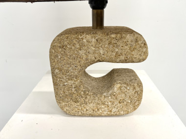 Lampe brutaliste d'inspiration Tormos – années 70, vue 5