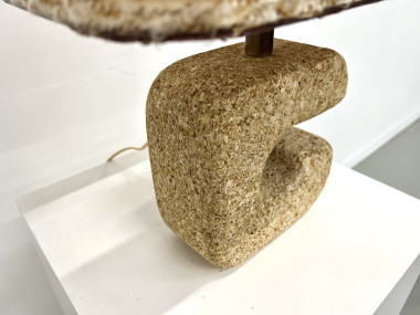 Lampe brutaliste d'inspiration Tormos – années 70, vue 6