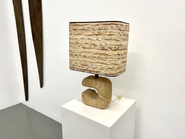 Lampe brutaliste d'inspiration Tormos – années 70, vue 14