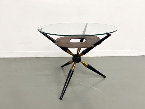 Table basse moderniste italienne, années 50, vue 2