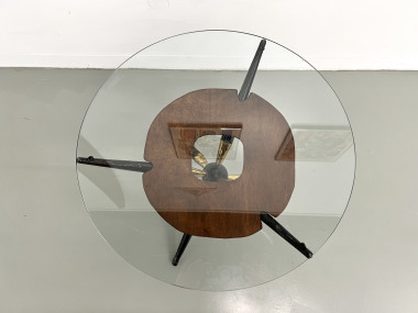Table basse moderniste italienne, années 50, vue 4