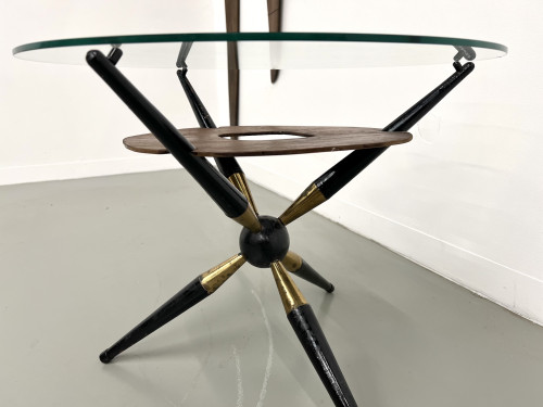 Table basse moderniste italienne, années 50, vue 6