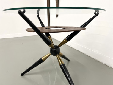 Table basse moderniste italienne, années 50, vue 6