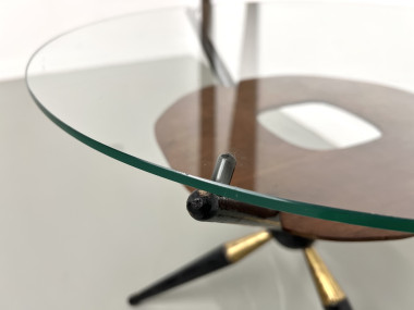Table basse moderniste italienne, années 50, vue 7