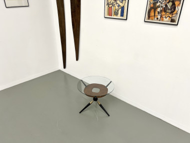Table basse moderniste italienne, années 50, vue 15