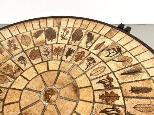 Table basse "Les Herbiers" par Roger Capron, vue 7