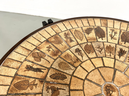 Table basse "Les Herbiers" par Roger Capron, vue 8
