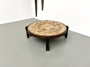 Table basse "Les Herbiers" par Roger Capron, vue 11