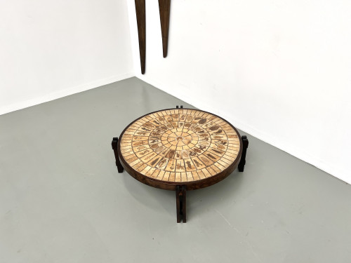 Table basse "Les Herbiers" par Roger Capron, vue 12