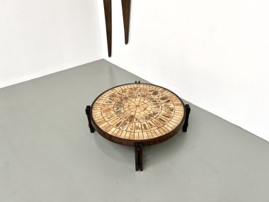 Table basse "Les Herbiers" par Roger Capron, vue 12