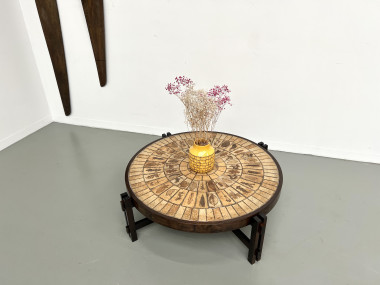 Table basse "Les Herbiers" par Roger Capron, vue 16