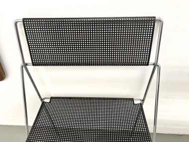 Série de 6 chaises Nuova X-Line, 1977, vue 12