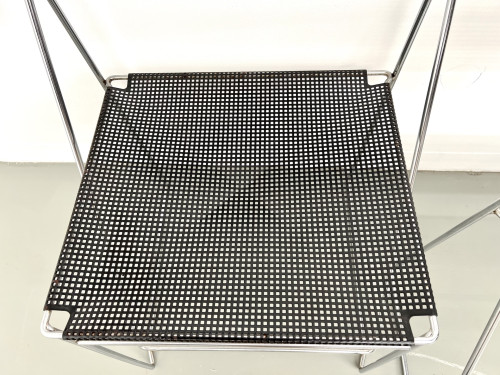 Série de 6 chaises Nuova X-Line, 1977, vue 13