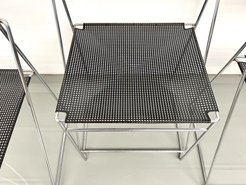 Série de 6 chaises Nuova X-Line, 1977, vue 16
