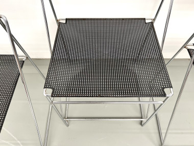 Série de 6 chaises Nuova X-Line, 1977, vue 16