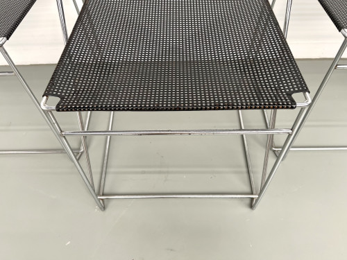 Série de 6 chaises Nuova X-Line, 1977, vue 19