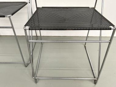 Série de 6 chaises Nuova X-Line, 1977, vue 22