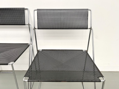 Série de 6 chaises Nuova X-Line, 1977, vue 23